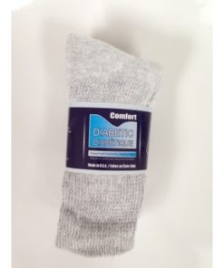Crew Diabetic Socks (Grey)
